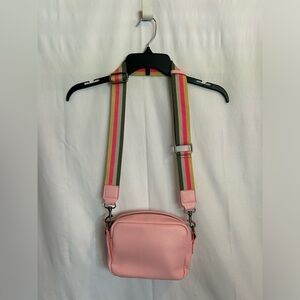 Universal Thread Goods Co. - Pink Crossbody Bag with Striped Strap